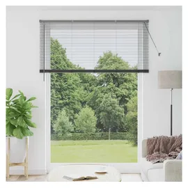 vidaXL Balkenjalousie 220 x 155 cm Dunkelgrau