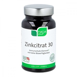 Nicapur Zinkcitrat 30 Kapseln