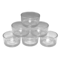 Teelicht Gläser transparent für Teelichte (5)