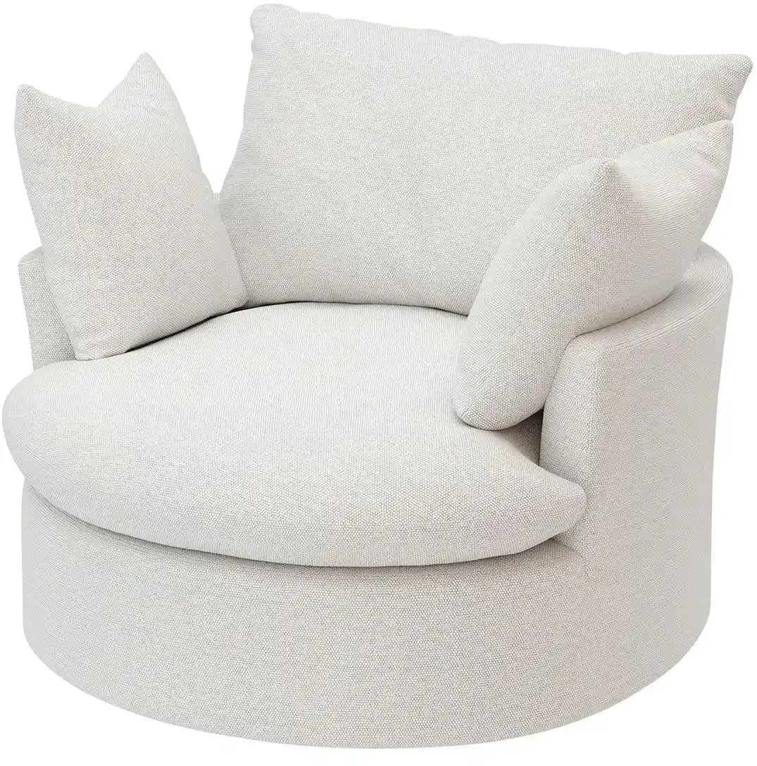 KHG Drehsessel  Scilla , beige , Maße (cm): B: 108 H: 63 T: 105.0