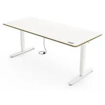 Yaasa Schreibtisch Desk Pro 160 x 80 cm Multiplex Weiß/Weiß