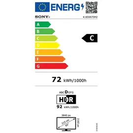 Sony Bravia 7 II K 85 85" 4K UHD LED Smart TV