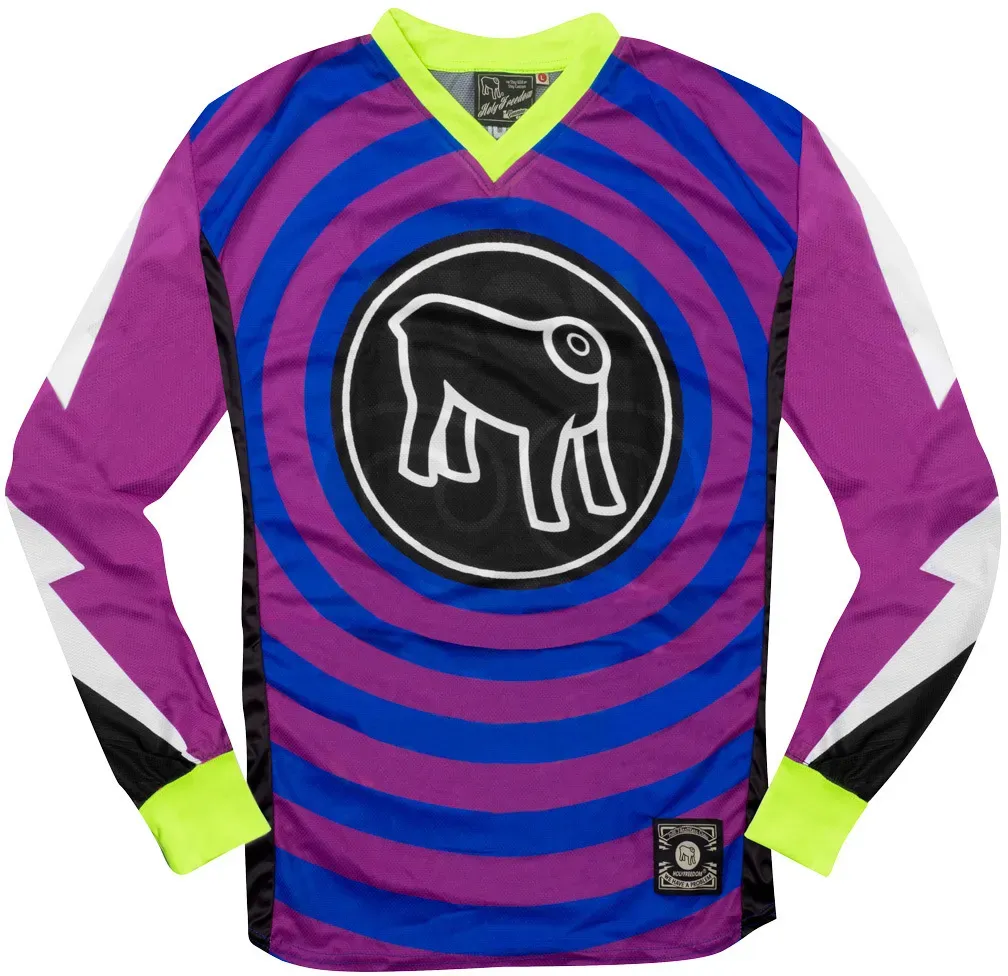 HolyFreedom Ventidue Motocross Jersey, blau-lila, Größe M für Männer