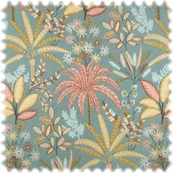 Jacquard Flachgewebe Möbelstoff Palmera Agua