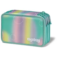 ergobag Federmäppchen Mäppchen, (40-teilig), mit Spitzer, Radiergummi, Lineal bunt