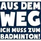 Independently published Badminton Federball: Muss zum Badminton!: Notizbuch / Notizheft für Badminton Kleidung Zubehör A5 (6x9in) dotted Punktraster