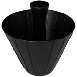 Uxsjakjsd Kaffeefilterbecher mit Kegeldesign, Wiederverwendbar, Handgebrühter Kaffeefilter, Sieb, zum Übergießen, Kaffeefilter B