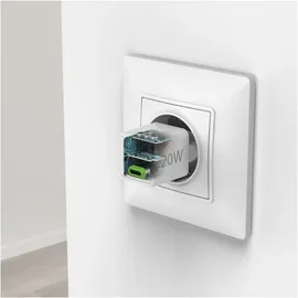 Hama Schnellladegerät USB-C Super-Mini-Charger PD 20 W Weiß