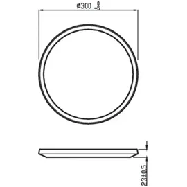 Philips CL550 2x rund weiß