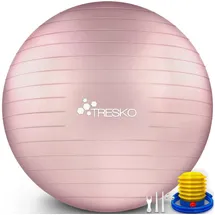 TRESKO Gymnastikball Rose-Gold 55 cm