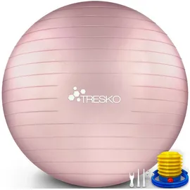 TRESKO Gymnastikball Rose-Gold 55 cm
