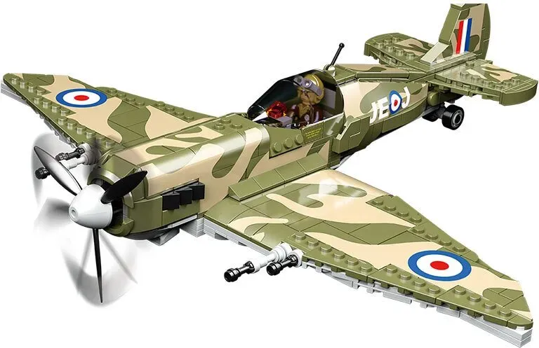 CAYI Spitfire Fighter MK9 526 Teile Bausteine Set für Hobbybauer