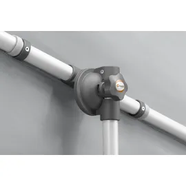 Schneider Schirme Novara 190 x 140 cm Silbergrau