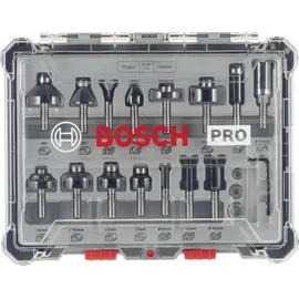 Bosch Professional HM Fräser-Set 15-tlg. 2607017472