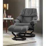 Stressless Stressless® Relaxsessel »Reno«, mit Classic Base, Größe S, M & L, Gestell Schwarz grau