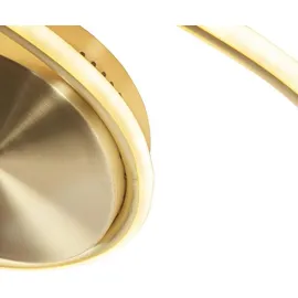 QAZQA Rowan 1-flammig oval gold Aluminium
