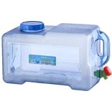 Demiawaking Outdoor Wasserkanister mit Hahn 18L/20L/22L Camping Wassereimer Picknick Wandern Auto Wasserbehälter Tragbar Wassertank Trinkwasserkanister (22L)