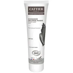 Schwarze Heilerde Maske