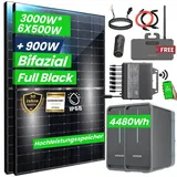 Campergold 3000W/3000W Solaranlage mit Speicher 4,48 kWh Marstek B2500-D Speicher | TSOL MP 3000W WIFI Wechselrichter Smart PV Anlage