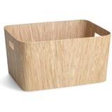 Zeller Aufbewahrungsbox "Holz", Pappe, ca. 39,5 x 30,5 x 20,3 cm, Deko, Holz-Optik ...