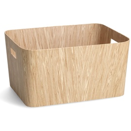 Zeller Aufbewahrungsbox "Holz", Pappe, ca. 39,5 x 30,5 x 20,3 cm, Deko, Holz-Optik ...