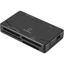 Renkforce RF-PCR-150 Externer Speicherkartenleser USB-A (USB 2.0) Schwarz