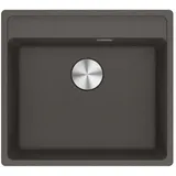 Franke Maris MRG 210-52 A rechts flächenbündig schiefergrau/Fragranit Druckknopf 553 x 503 mm