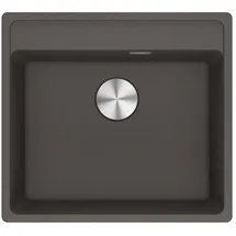 Franke Maris MRG 210-52 A rechts flächenbündig schiefergrau/Fragranit Druckknopf 553 x 503 mm