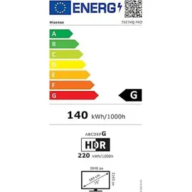 Hisense 75E7KQ PRO 75 Zoll QLED 4K TV