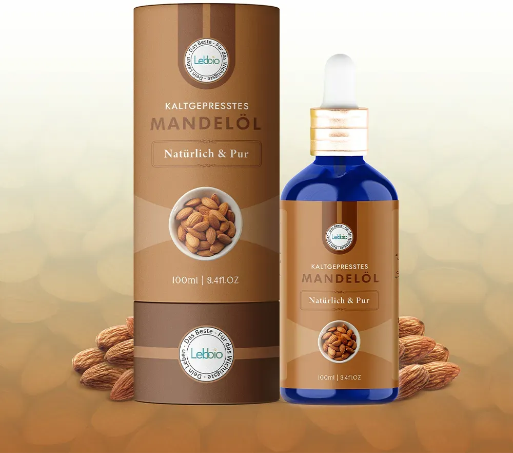 Lebbio – Mandelöl – 100% natürlich & Pur - 100ml