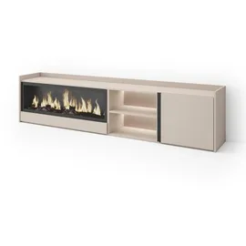 SKRAUT HOME Lowboard 212x50x35 cm Beige Holzwerkstoff