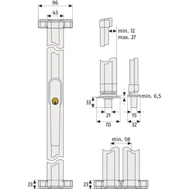ABUS FOS550A W AL0125
