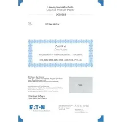 Eaton 140379 Visualisierungssoftware, GALILEO für alle XV/XP-Bediengeräte, Mehrplatz-Lizenz, update ab GALILEO V 8.1.2 SW-GALILEO
