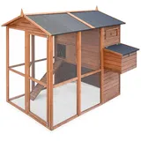 sweeek Hühnerstall aus Holz für 6 / 8 Hühner - Cotentine - sweeek