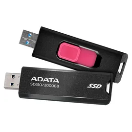 A-Data SC610 2 TB USB 3.2 Gen 2 Schwarz