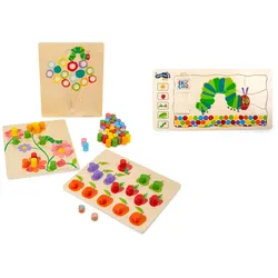 small foot Spiel-Set »Raupe Nimmersatt« - mehrfarbig