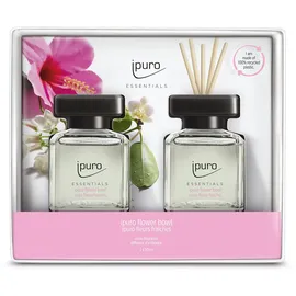 ipuro Raumduft ESSENTIALS flower bowl blumig 2x 50 ml, 2 St.