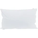 vidaXL Kissen 2 pcs Weiß 40 x 80 cm 130gsm 100% Baumwolle