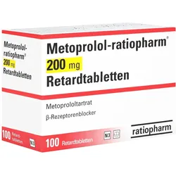 METOPROLOL-ratiopharm 200 mg Retardtabletten 100 St