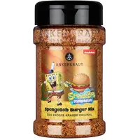 Ankerkraut Spongebob Burger Mix, Schwammkopf Burger Edition, Nickelodeon Kooperation, Hamburger und Cheeseburger Buletten würzen, 230 g im Streuer
