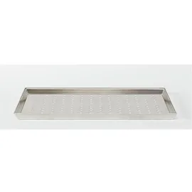 Baldassare Agnelli Pentole Agnelli Pasteria und Pizza, rechteckig, aus Legierung, 3003, gelocht, Aluminium, 60 x 40 x 3 cm