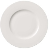 Villeroy & Boch Twist White Frühstücksteller, 21 cm, Premium Porzellan, Weiß