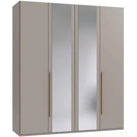 WIMEX Drehtürenschrank London 180 x 208 x 58 cm Grau
