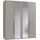 WIMEX Drehtürenschrank London 180 x 208 x 58 cm Grau