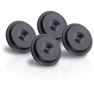 Oehlbach Washer 20 - Unterlegscheibe für Spikes - Lautsprecher & Subwoofer - universell einsetzbar, Vollmetall - 4 Stück - schwarz
