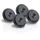 Oehlbach Washer 20 - Unterlegscheibe für Spikes - Lautsprecher & Subwoofer - universell einsetzbar, Vollmetall - 4 Stück - schwarz