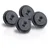 Oehlbach Washer 20 - Unterlegscheibe für Spikes - Lautsprecher & Subwoofer - universell einsetzbar, Vollmetall - 4 Stück - schwarz