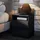 Vicco Nachttisch Monty 39,6 x 32,3 x 59,1 cm Schwarz