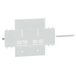 Schneider Electric LVS03508 PrismaSeT-P, Montageplatte, 2x 3PH+N Messgeräte, vertikal, Breite=650mm, Höhe=6Module
