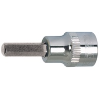 KS Tools 1/2" CHROMEplus Bit-Stecknuss Innensechskant, kurz, 7/32"